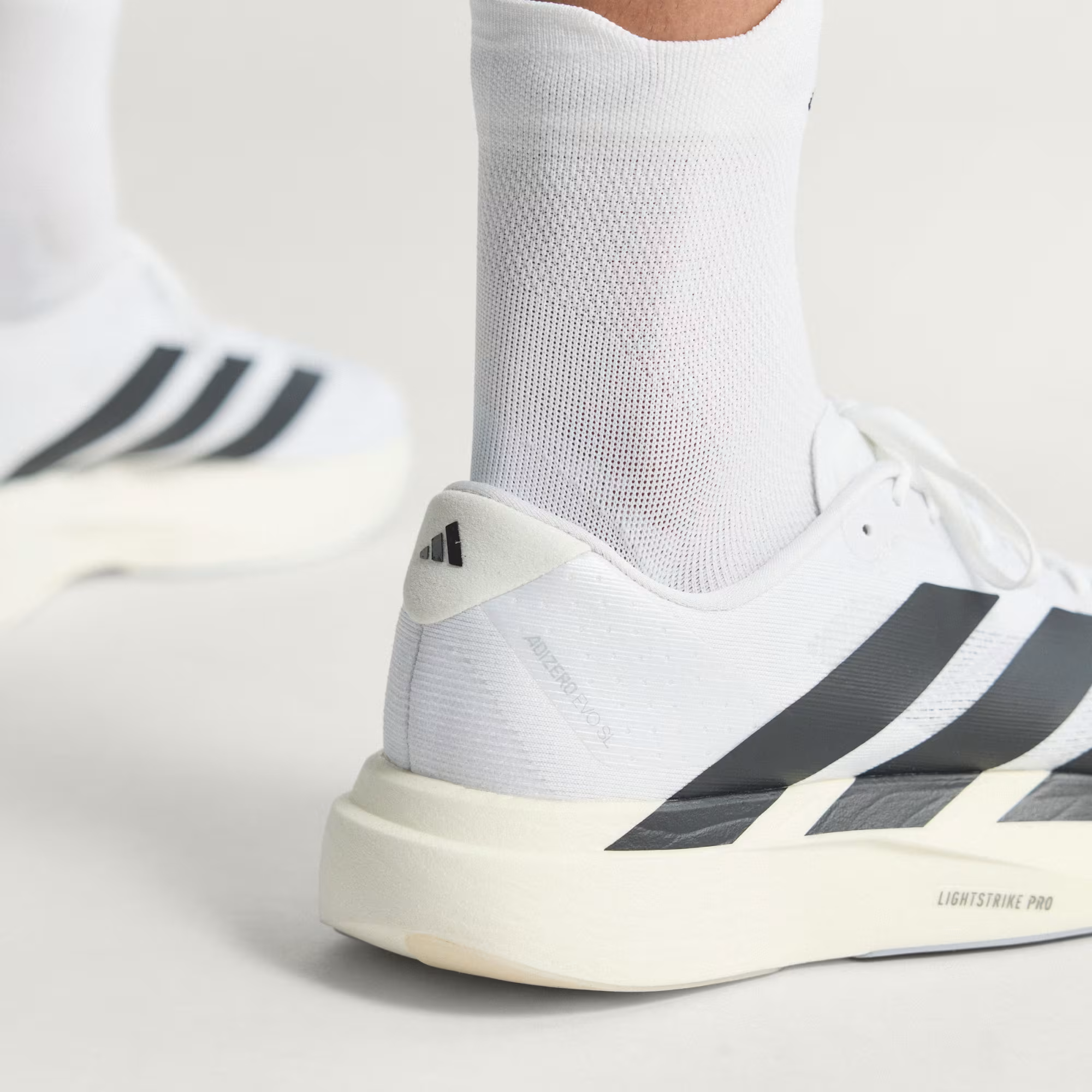 Adidas Adizero Evo SL 'Cloud White/Core Black/Cloud White'