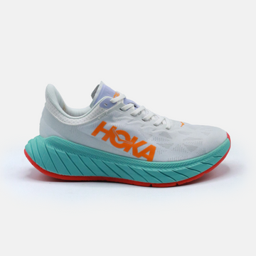 Hoka Carbon X2 'White/Blazing Orange'