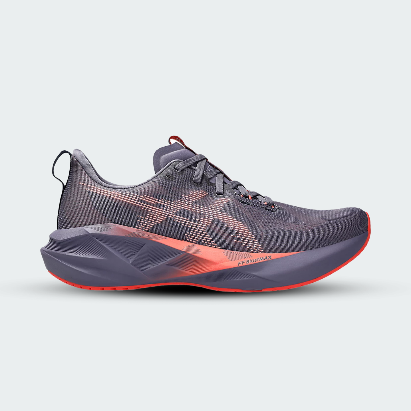 Asics Novablast 5 'Greyish Purple/Coral Reef'