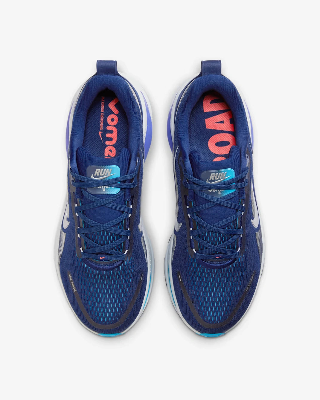Nike Vomero 18 'Blue Void/Blue Lightning/Bright Crimson/Metallic Silver'