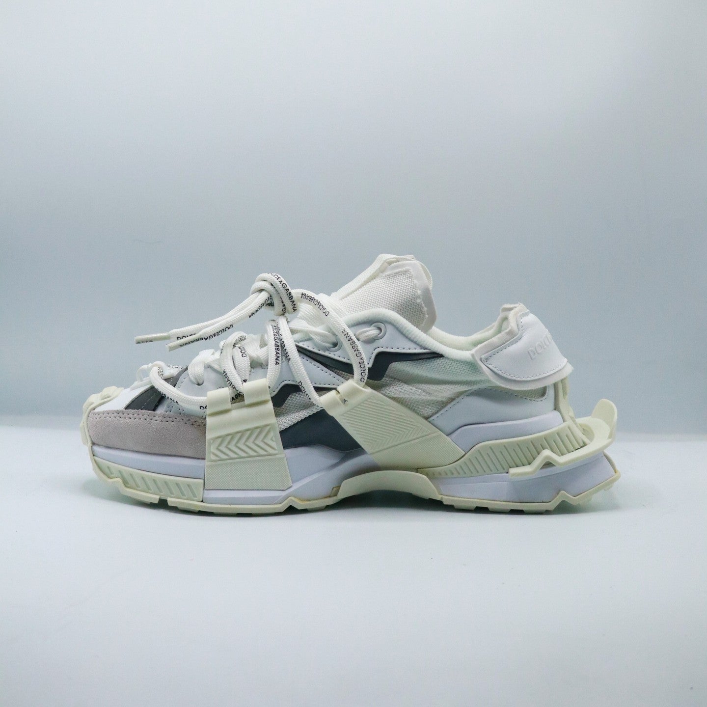 D&G Mixed Materials Space Sneaker 'White'