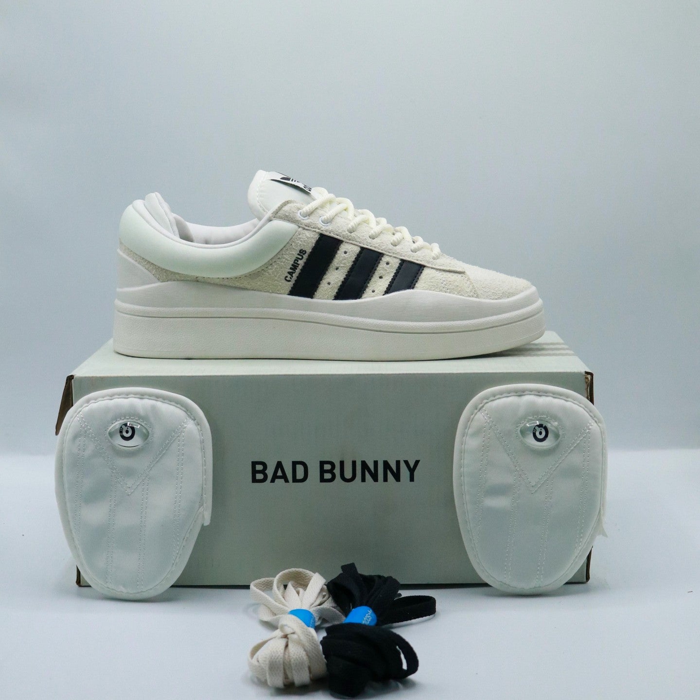 Bad Bunny X Adidas Campus 'Cloud White'