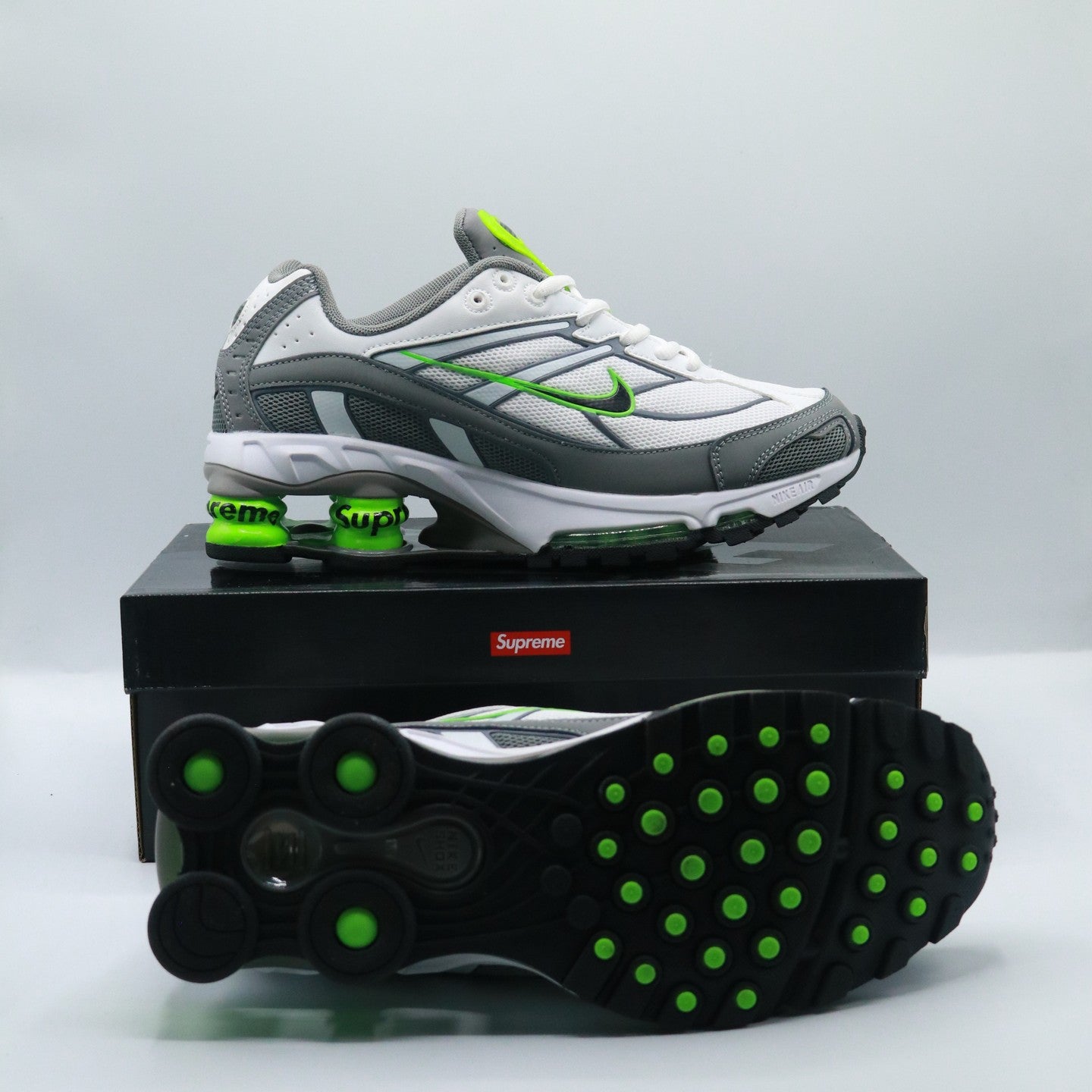 Nike x Supreme Shox Ride 2 SP 'Grey/Green'