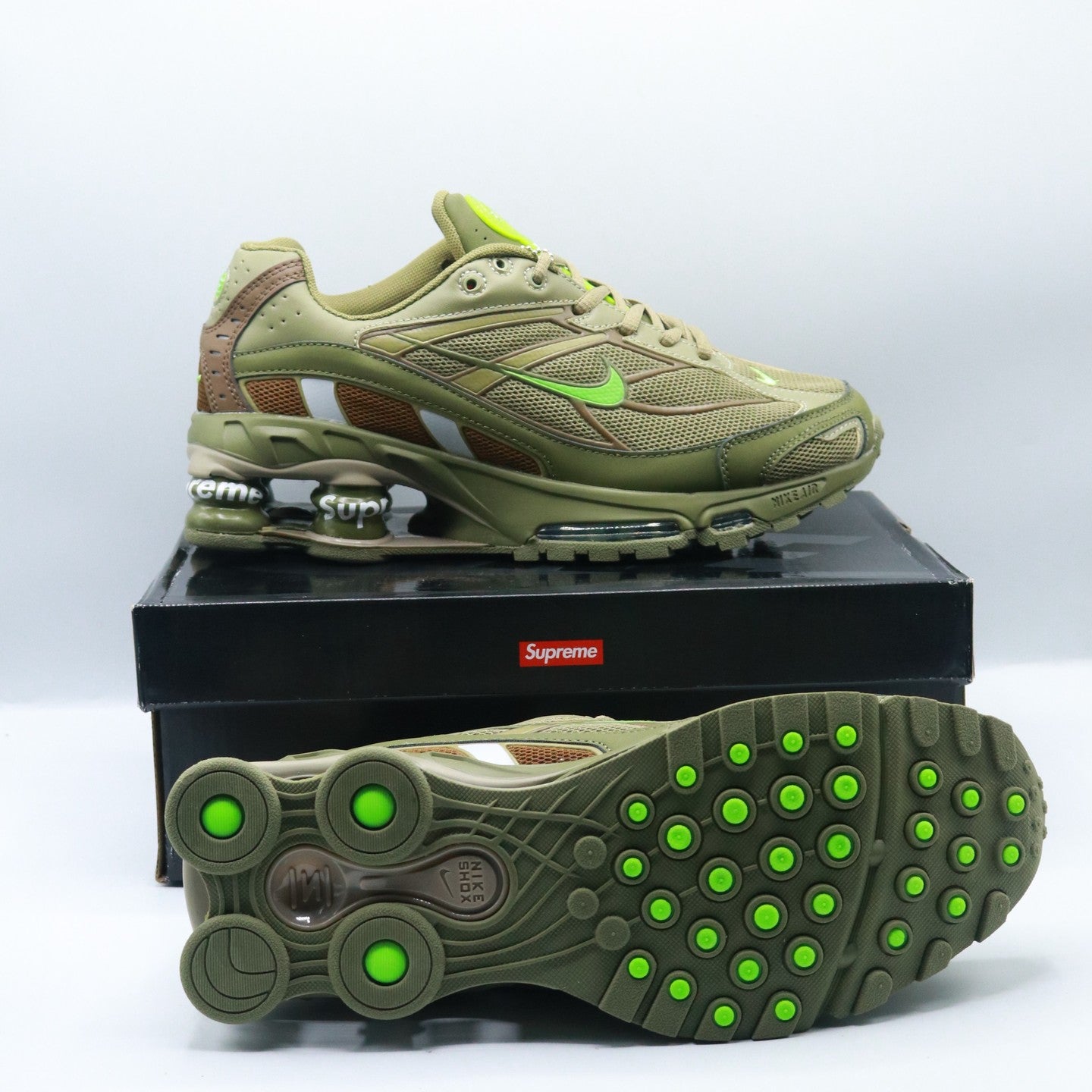 Nike x Supreme Shox Ride 2 SP 'Olive'